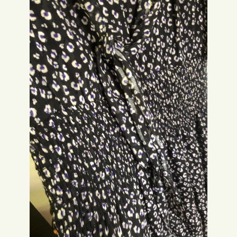 NWT Rebecca Taylor Silk Cheetah Print Dress 10 - Picture 8 of 10